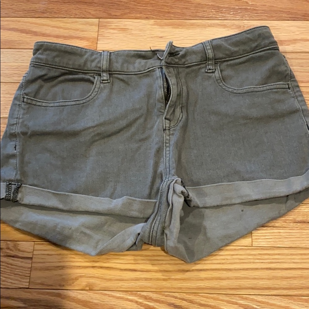 Green shorts